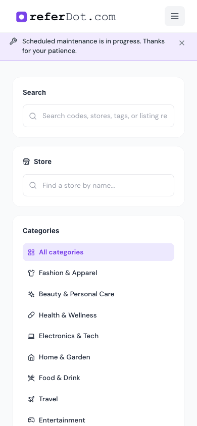 Deal grid on mobile width.